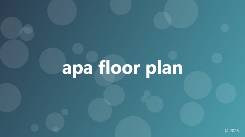apa floor plan