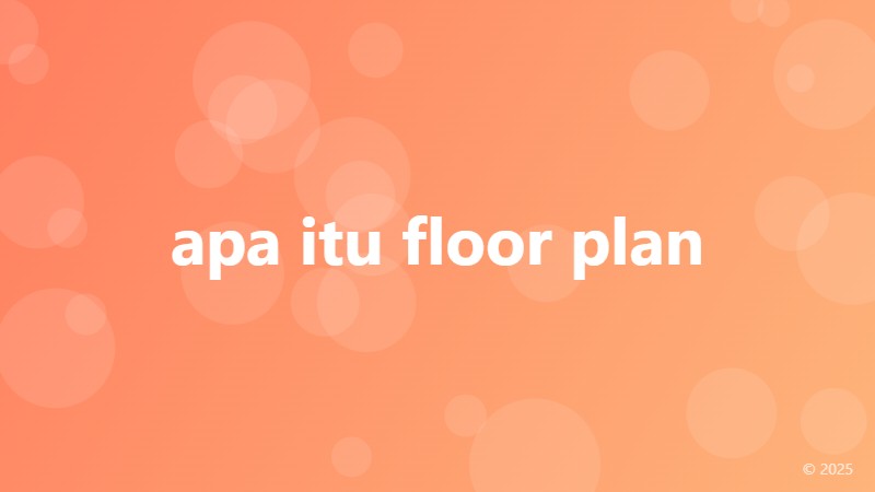 apa itu floor plan