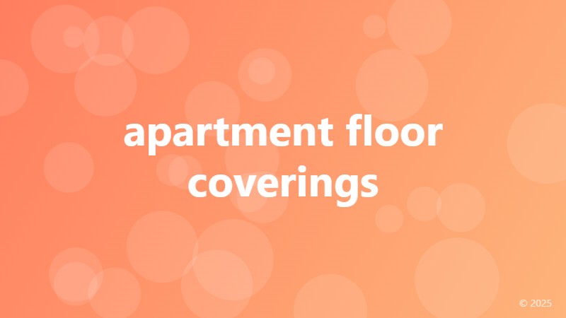 apartment floor coverings