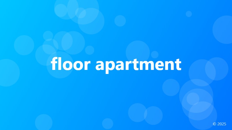 floor apartment