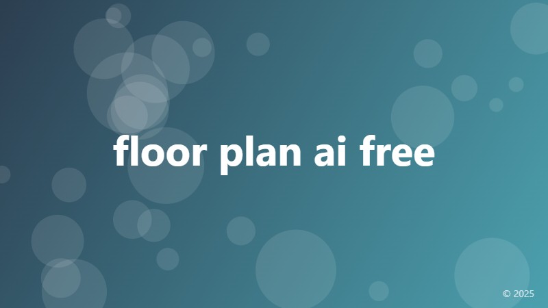 floor plan ai free