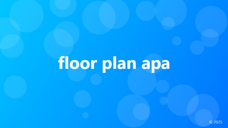 floor plan apa