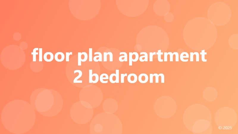 floor plan apartment 2 bedroom