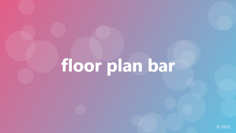 floor plan bar