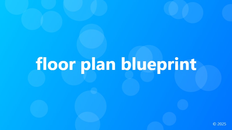 floor plan blueprint