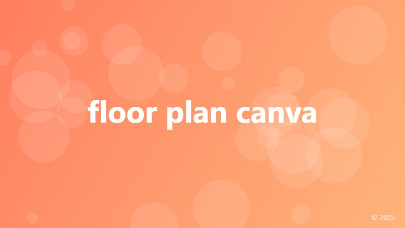 floor plan canva