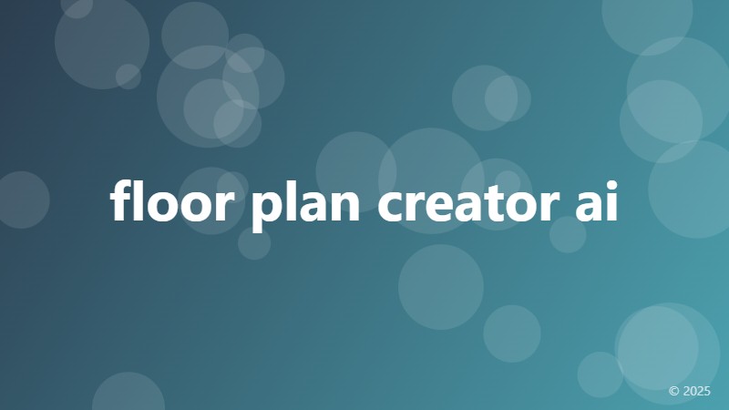 floor plan creator ai