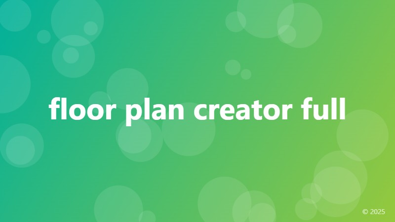 floor plan creator full