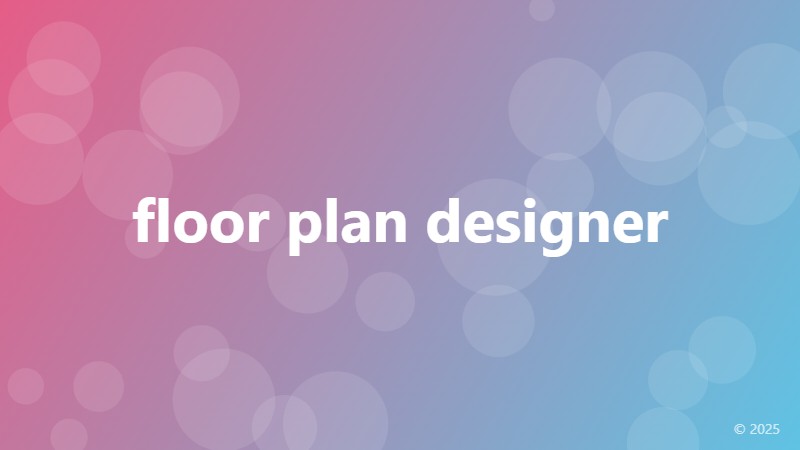 floor plan designer