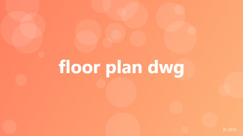 floor plan dwg