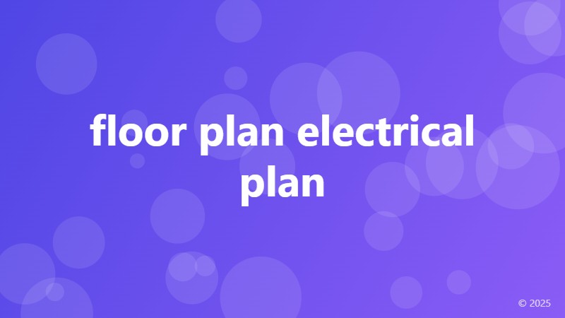 floor plan electrical plan
