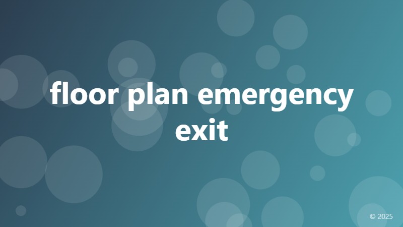 floor plan emergency exit