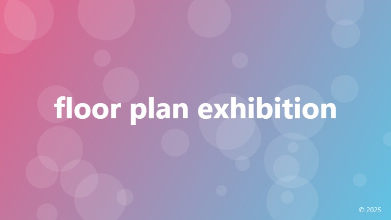 floor plan exhibition