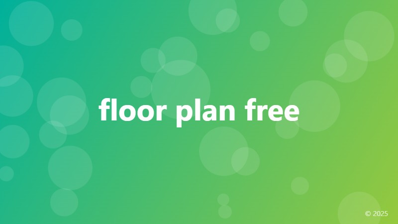 floor plan free