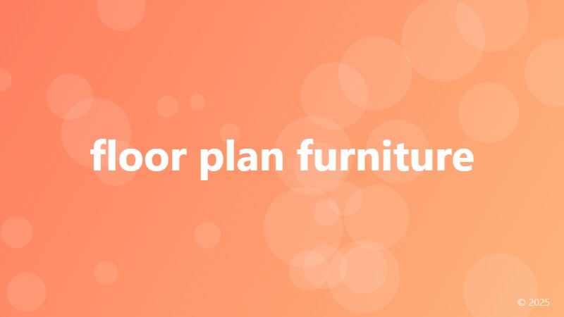 floor plan furniture