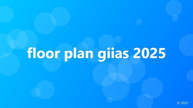floor plan giias 2025