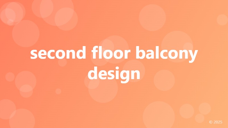 second floor balcony design